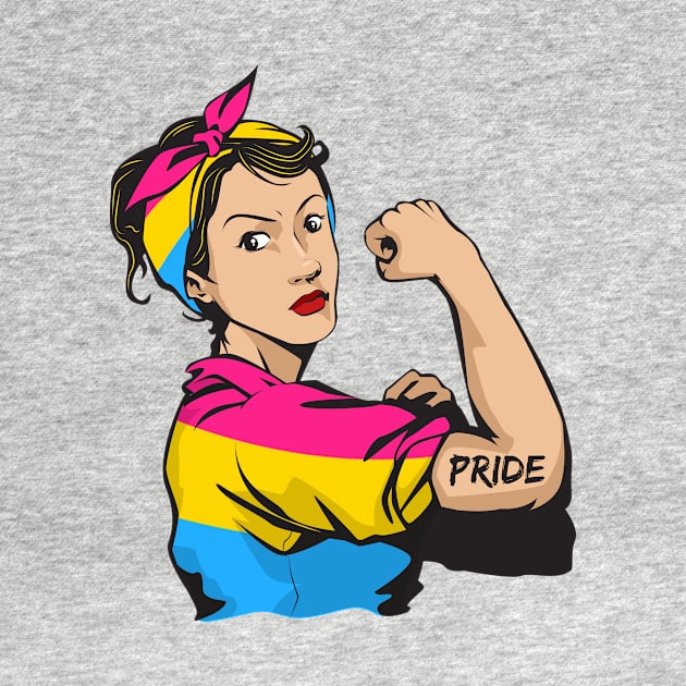 Strong woman pansexual pride mom by Dianeursusla Clothes